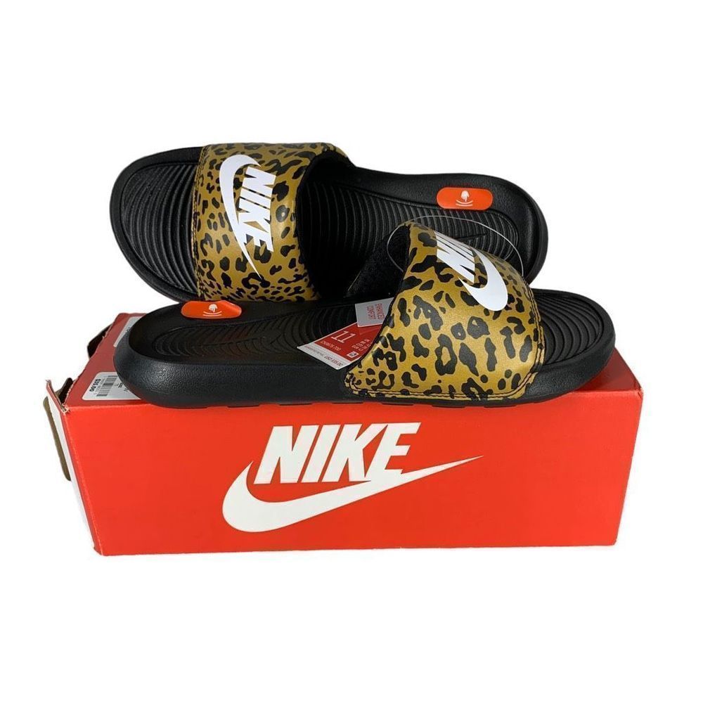 Nike Victori One Slide Leopard Women 11  NWT - Picture 5 of 6